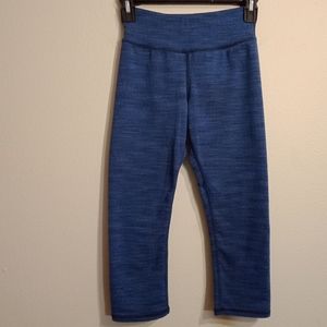 Kyodan blue and black athletic leggings size XS